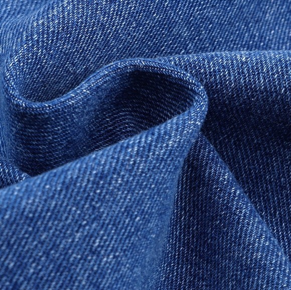 Oversized Denim Jacket Button-Up Collared Retro 90s Boyfriend Heavy Blue Jean - Picture 6 of 16